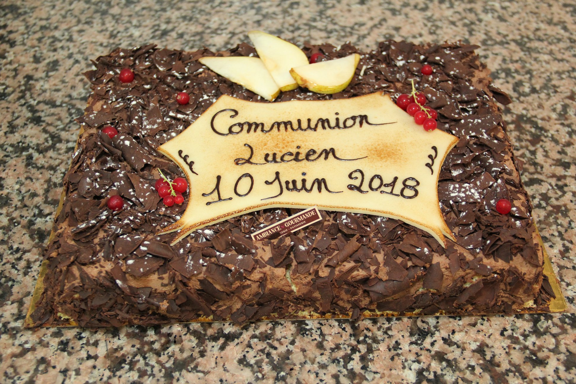 Gateau Premiere Communion Chocolat